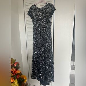 MOB/MOG  Black and Silver Sequin Dress size 16 NWOT